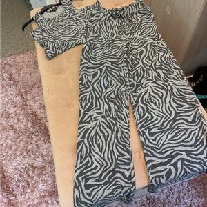 Liverpool knit tank and pant set.